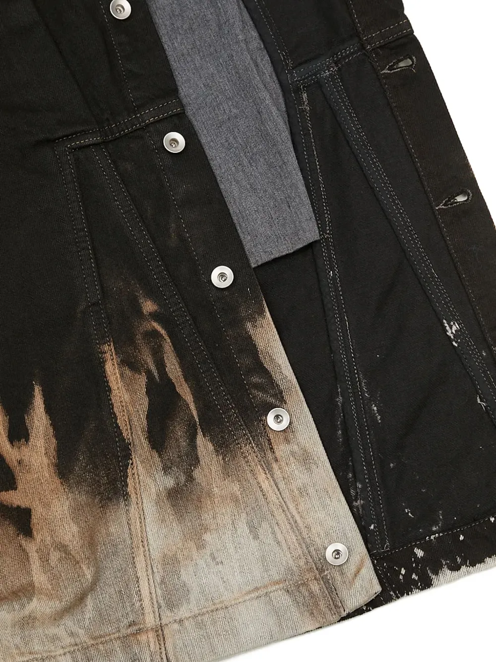 Rick Owens DRKSHDW Denim jack Zwart