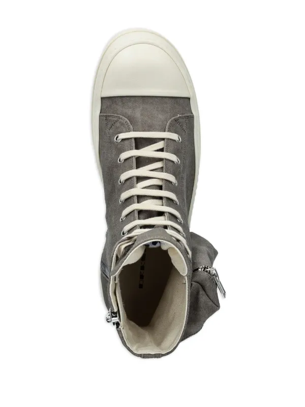 Rick Owens DRKSHDW サイドポケット ハイカットスニーカー Rick Owens DRKSHDW サイドポケット ハイカットスニーカー