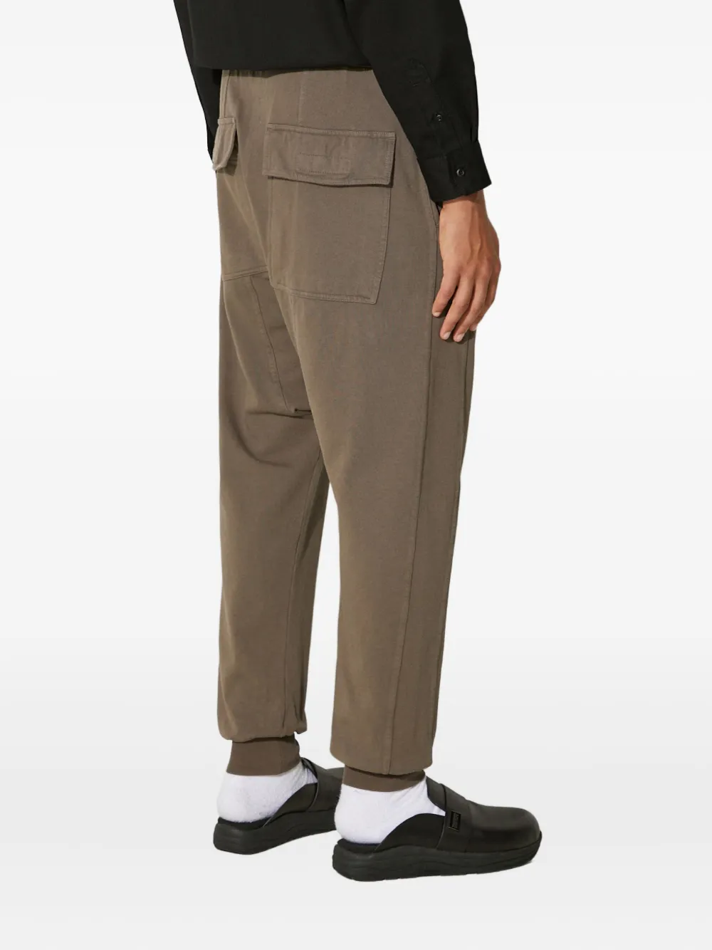 Rick Owens DRKSHDW Broek met verlaagd kruis Bruin