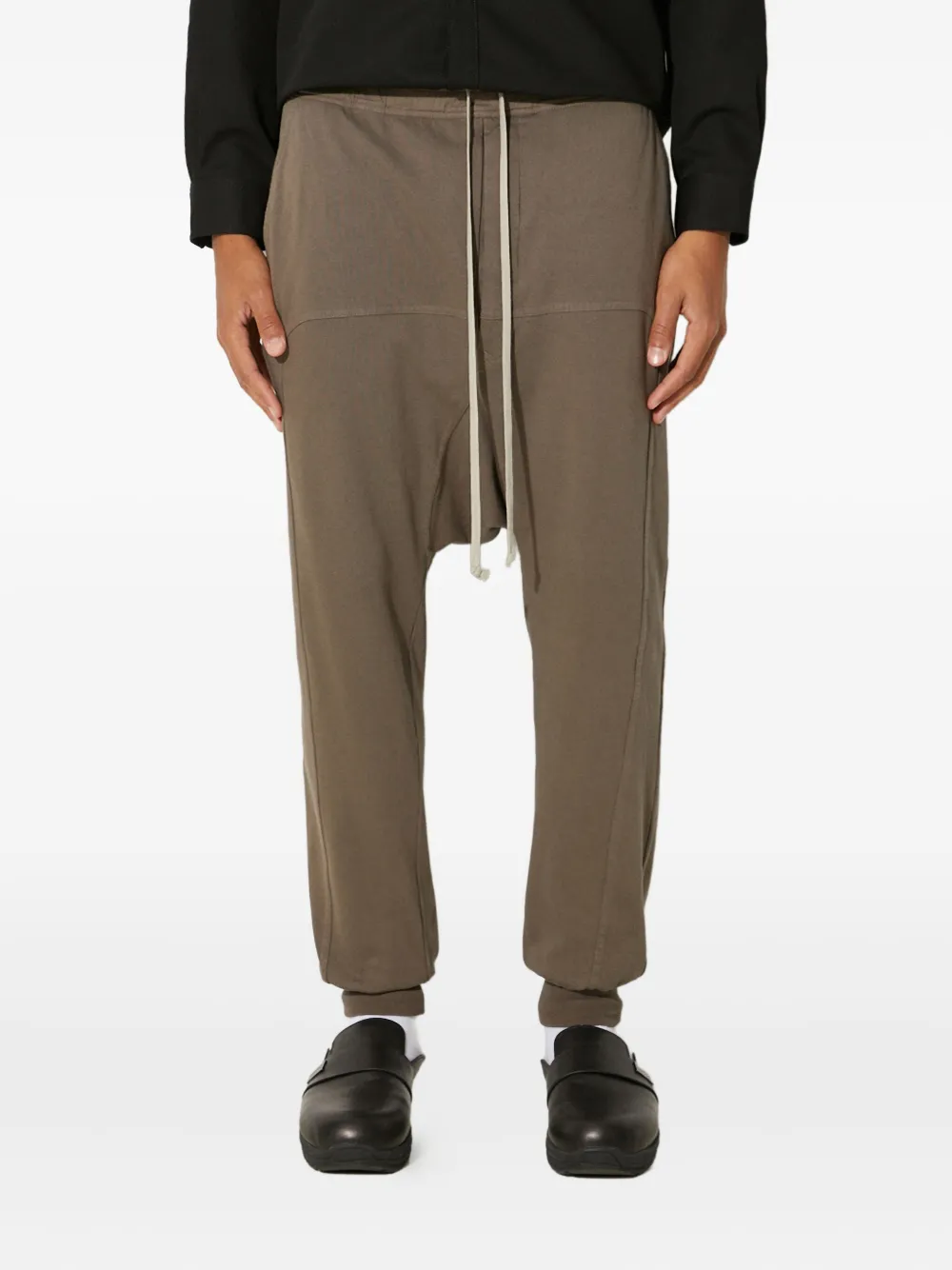 Rick Owens DRKSHDW drawstring drop-crotch trousers Bruin