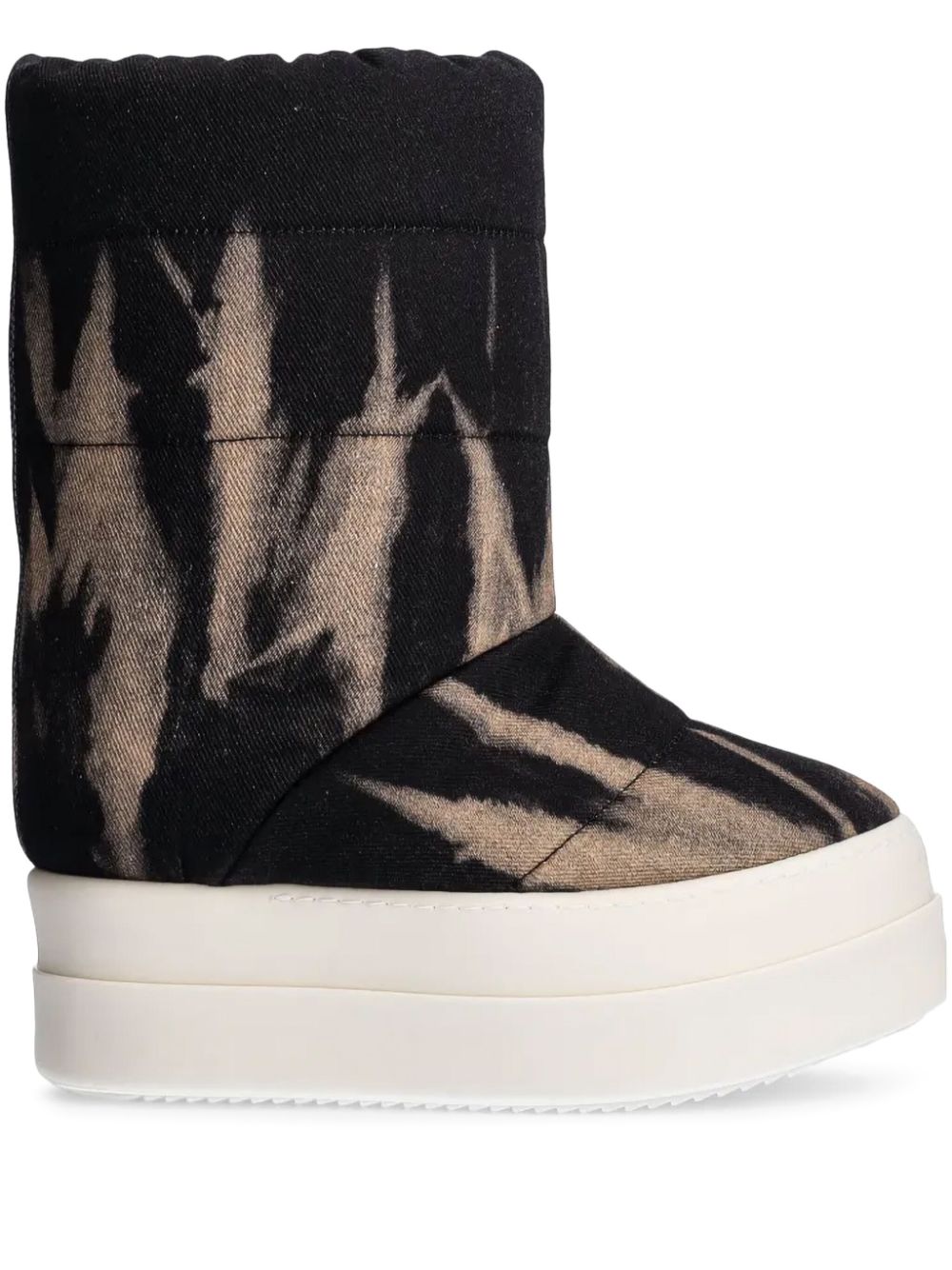 Rick Owens DRKSHDW Mega Bumper Lunar laarzen Zwart