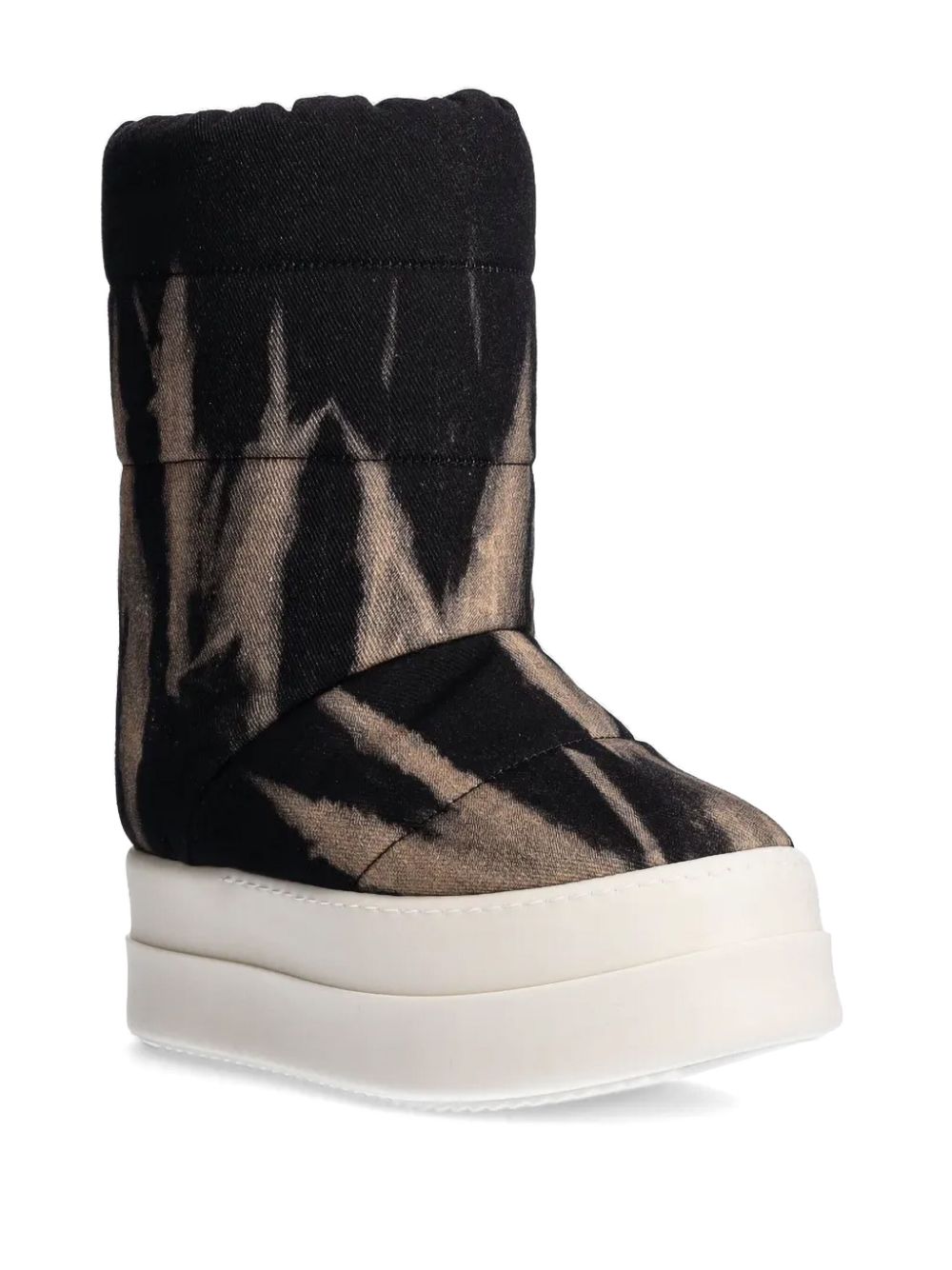 Rick Owens DRKSHDW Mega Bumper Lunar laarzen Zwart