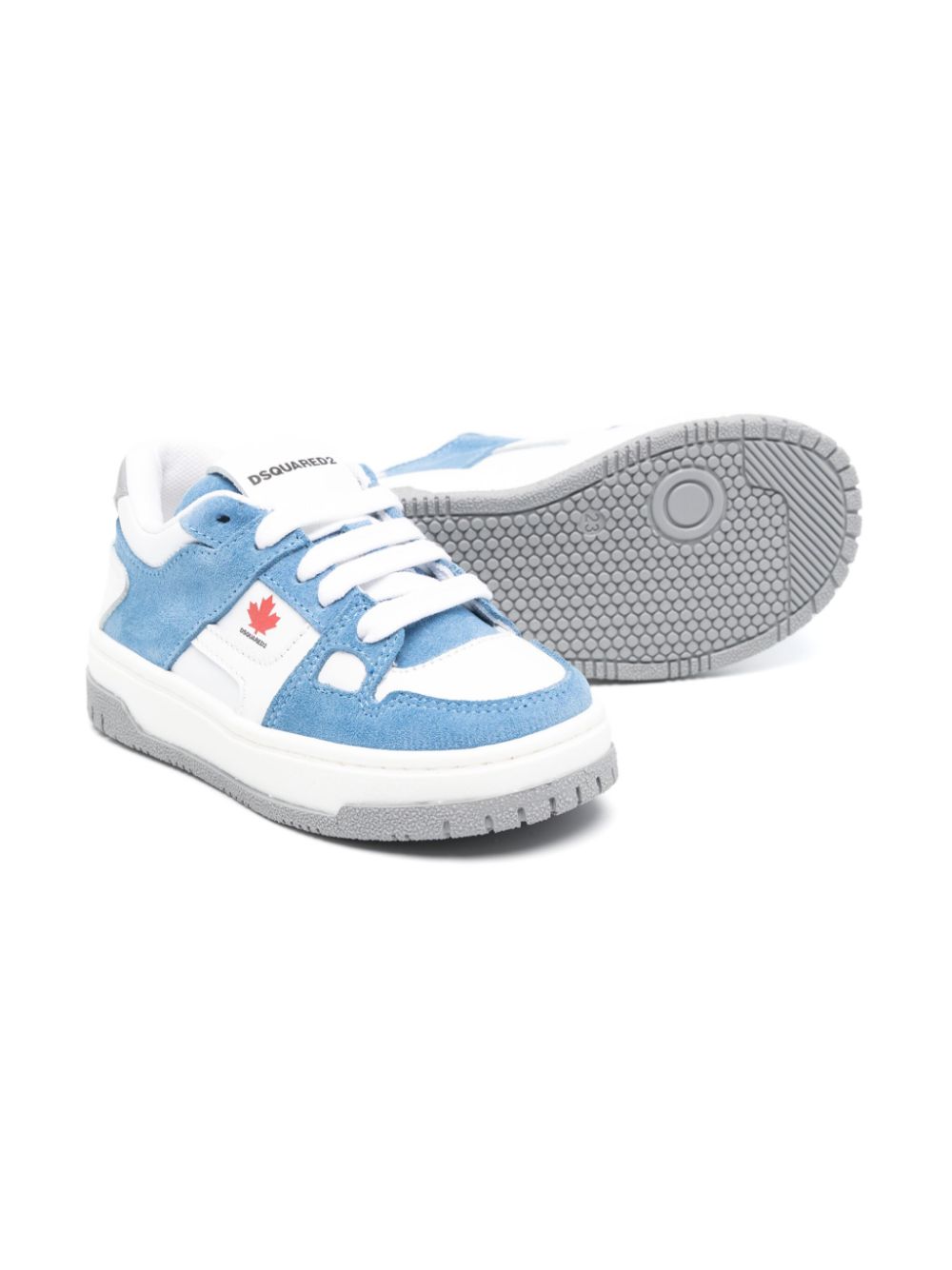 DSQUARED2 KIDS Sneakers met colourblocking - Blauw