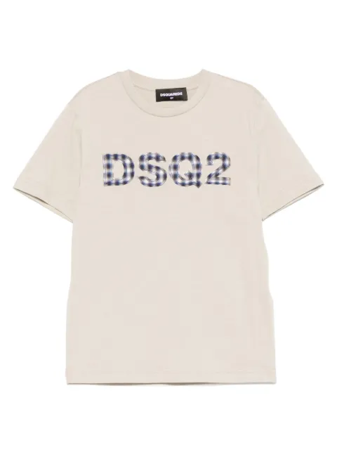 DSQUARED2 KIDS playera con aplique del logo