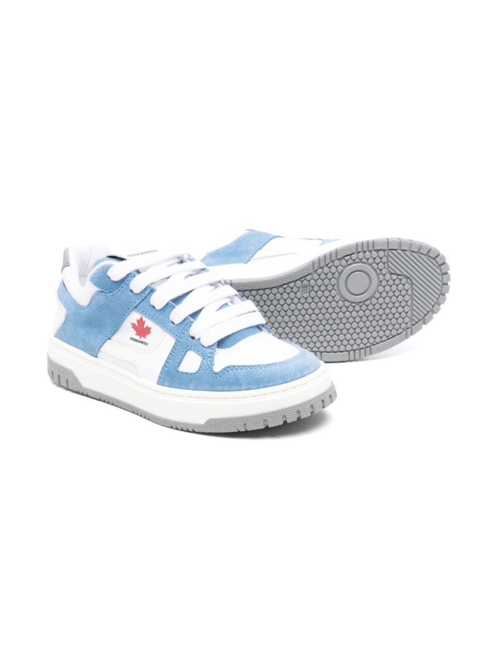 DSQUARED2 KIDS Sneakers met colourblocking - Blauw