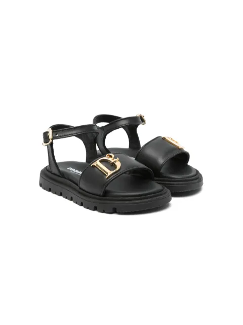 DSQUARED2 KIDS logo-plaque sandals