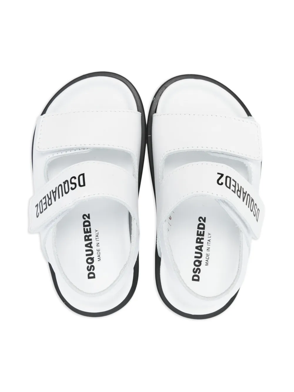 DSQUARED2 KIDS Leren sandalen Wit