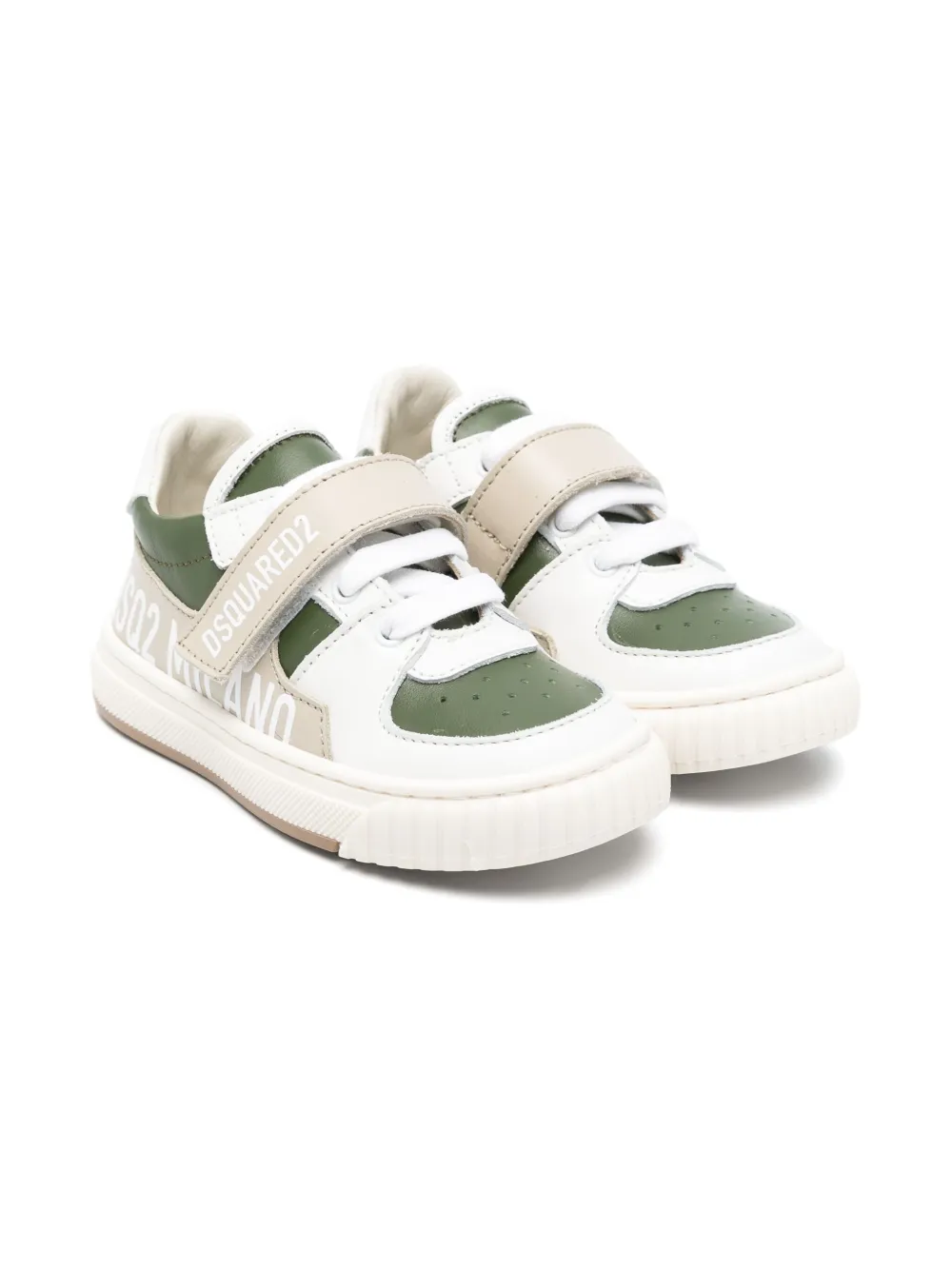 DSQUARED2 KIDS colour-block sneakers White