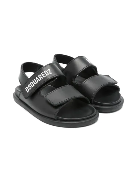 DSQUARED2 KIDS sandalias con cierre autoadherente