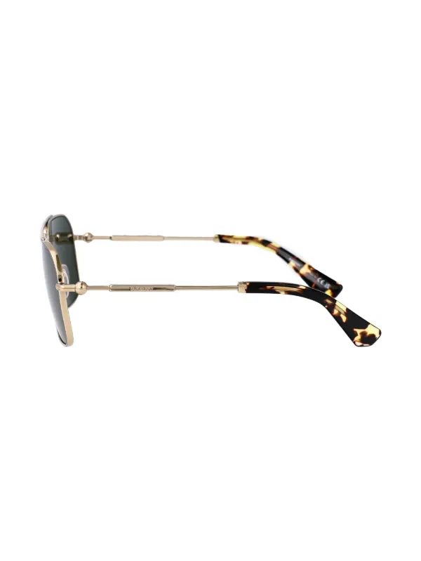 Burberry Eyewear ナビゲーターフレーム サングラス | ゴールド