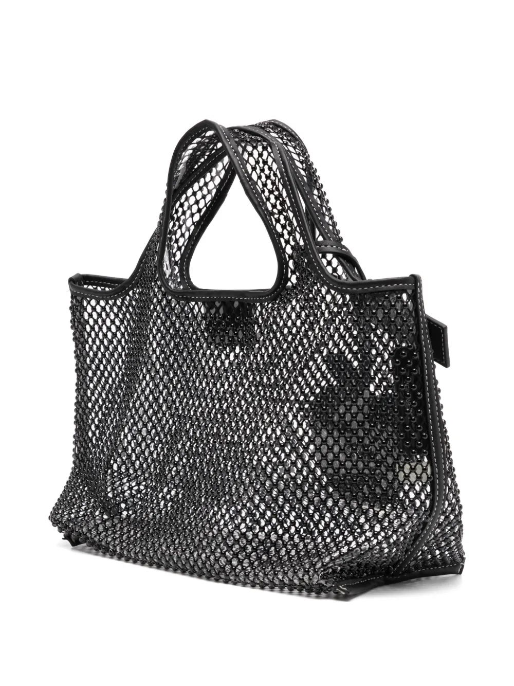 3.1 Phillip Lim Mesh mini-shopper - Zwart