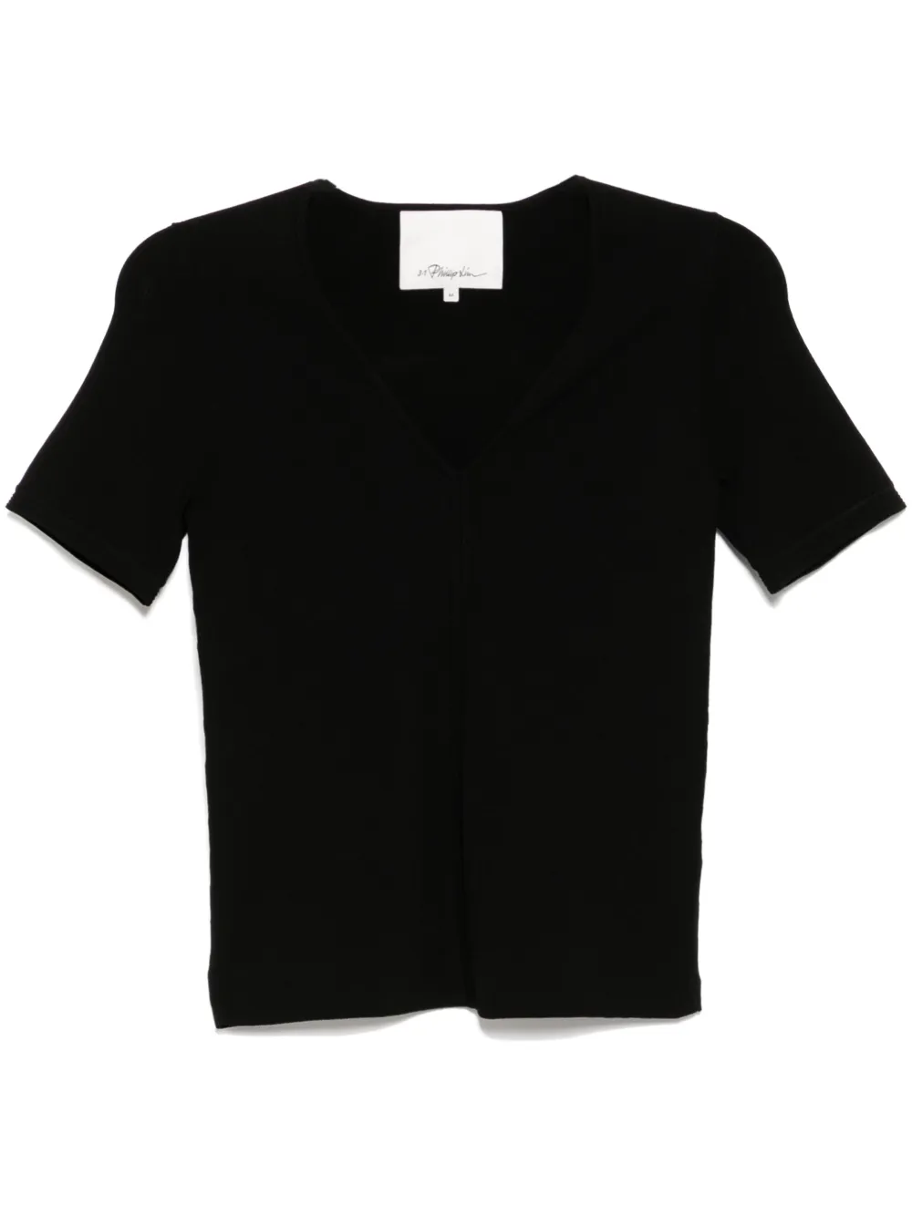 3.1 Phillip Lim playera de canalé | negro | Image 1