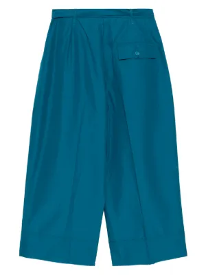 送関込【3.1 Phillip Lim】ワイドレッグプリーツポケットパンツ AMBIDEX Store △強撚スムース ワイドパンツ(F クロ): iki