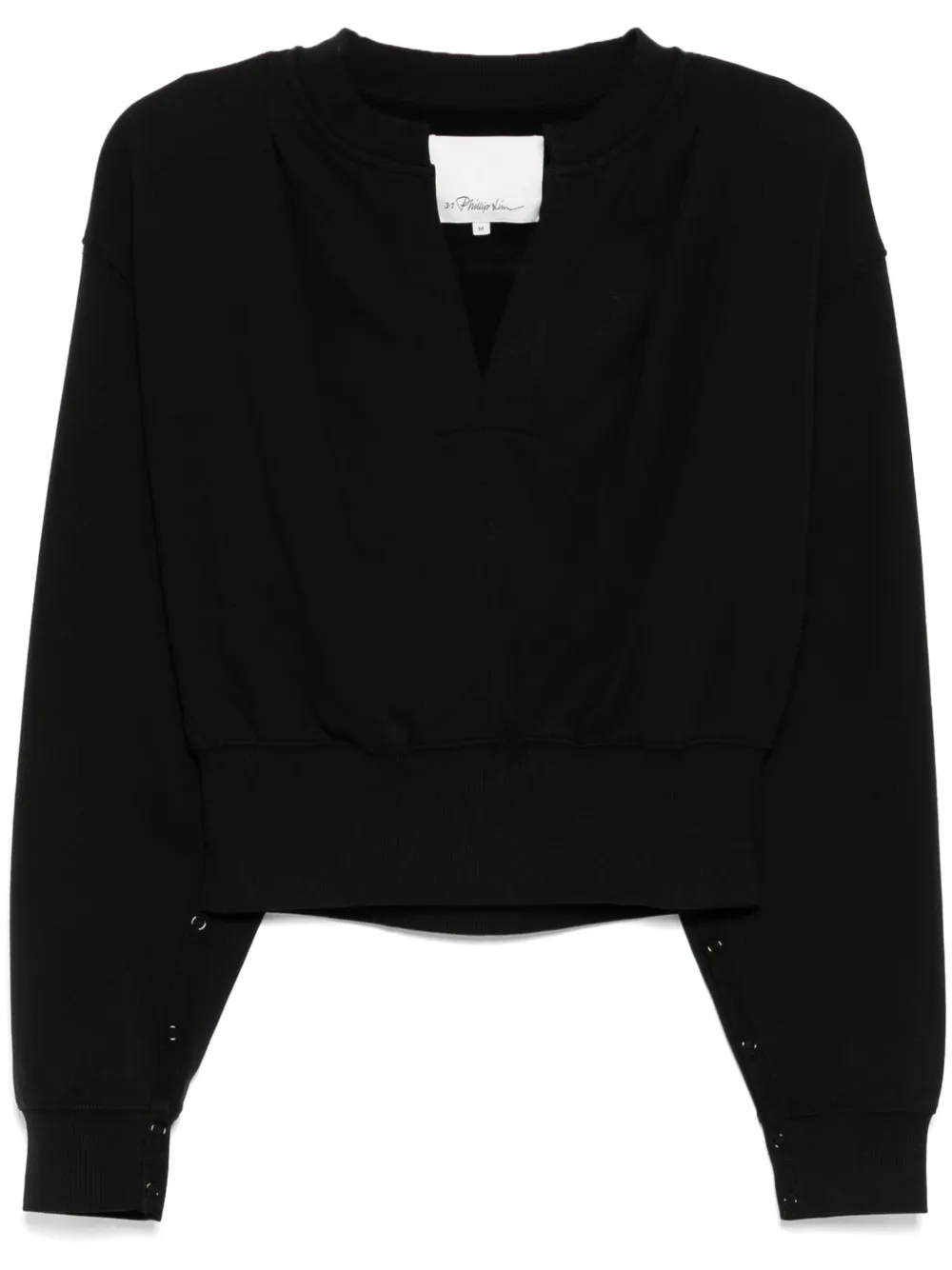 cropped sweatshirt