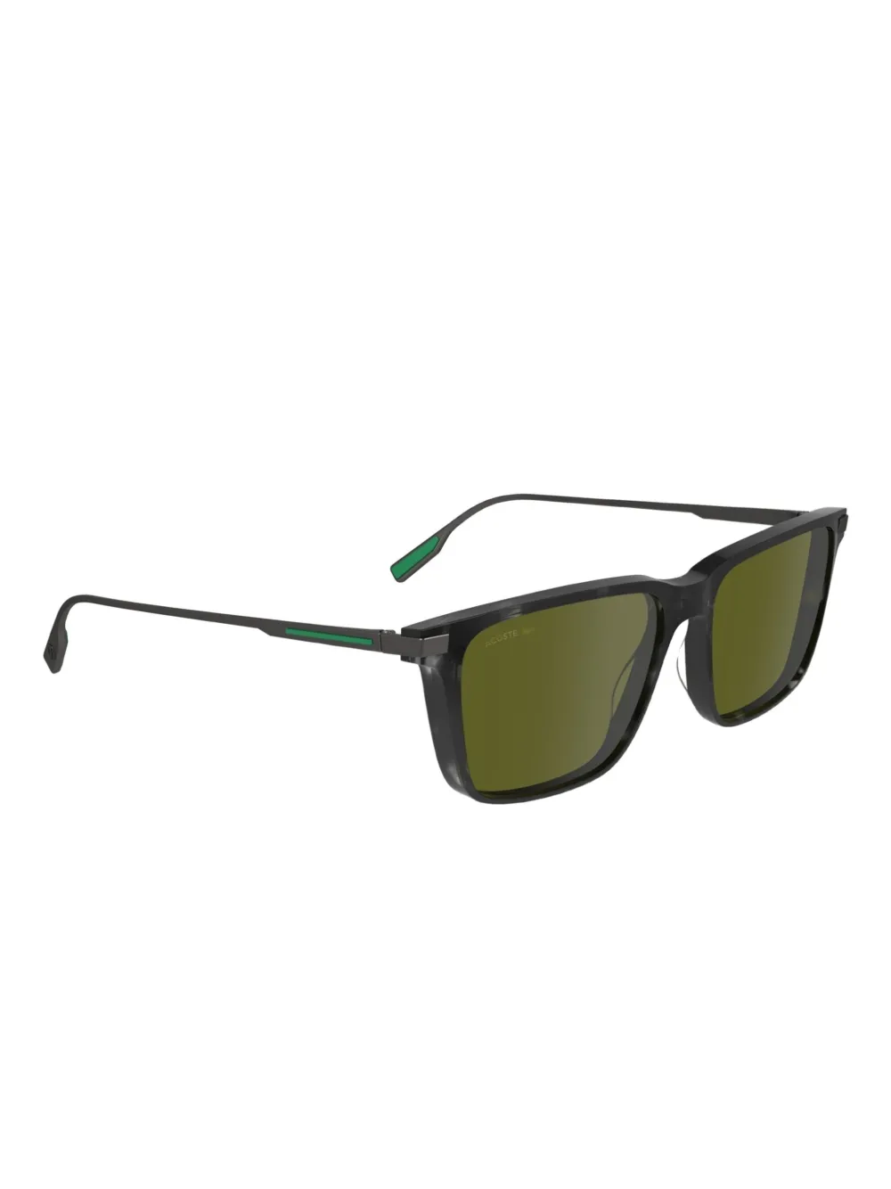 Lacoste L6017S zonnebril met rechthoekig montuur Grijs