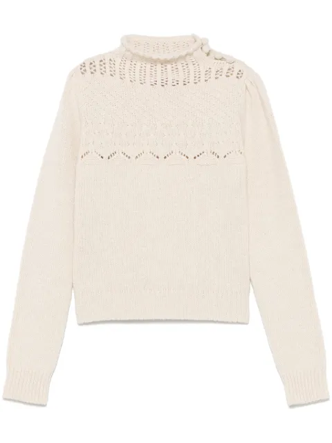 Valentino Garavani open-knit sweater