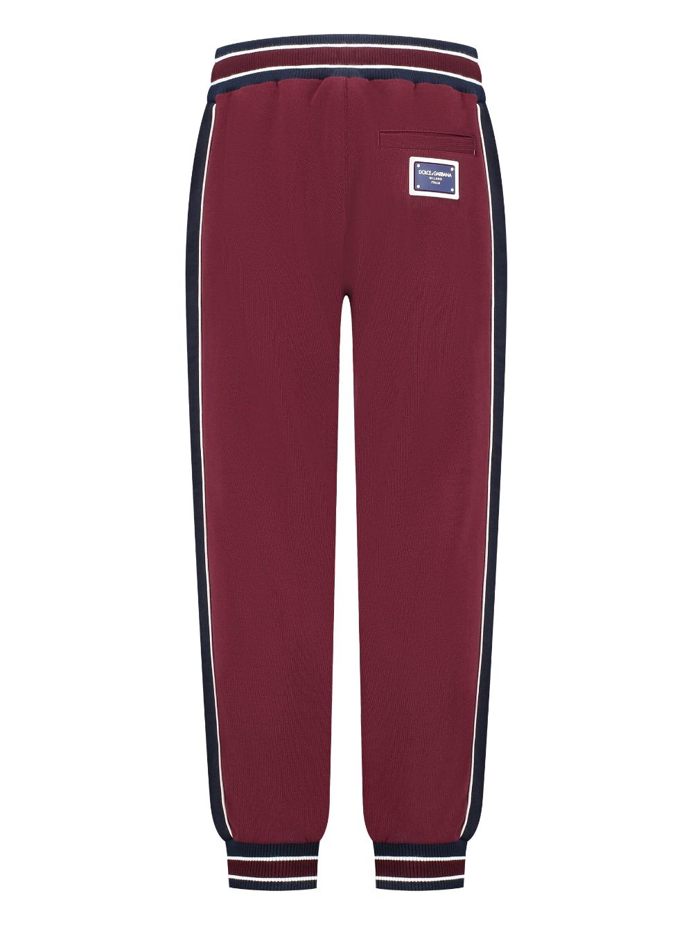 Dolce & Gabbana Kids Trainingsbroek met zijstreep - Rood