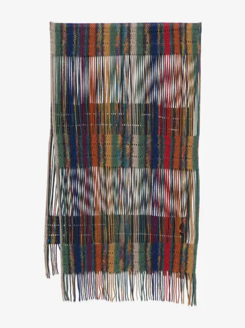 Missoni Pre-Owned 1980s drop-stitch knit scarf 