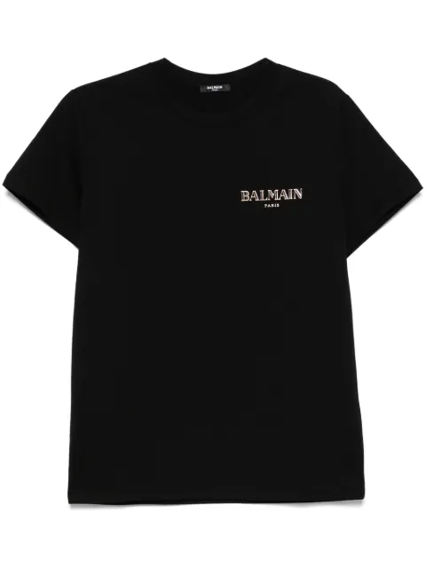 Balmain logo-appliqué T-shirt