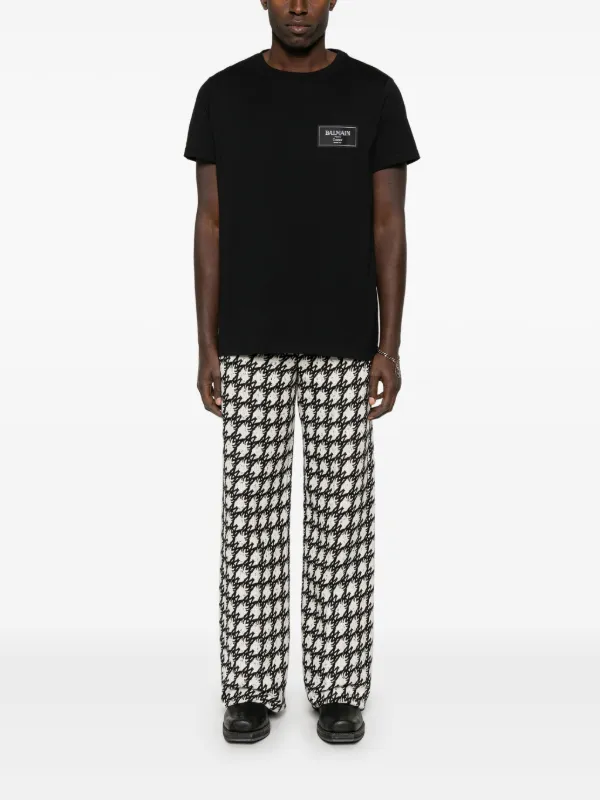 Balmain ロゴタグ Tシャツ | ブラック | FARFETCH JP