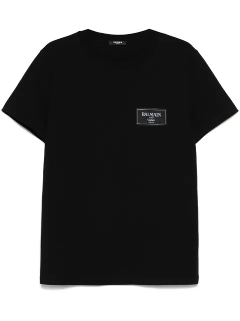 Balmain playera con etiqueta del logo