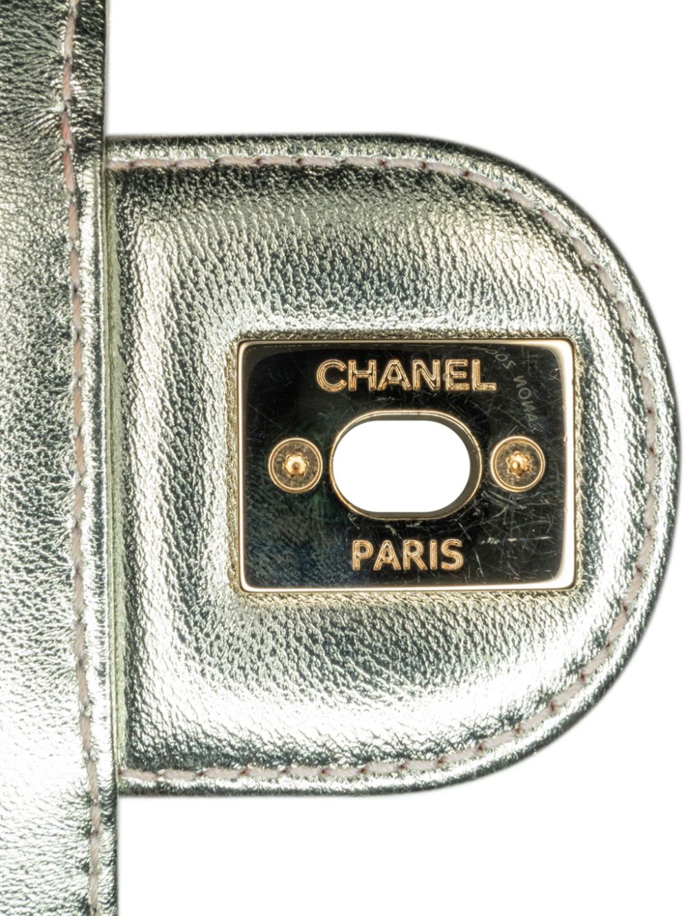 CHANEL 2021-2023 Mini Metallic Lambskin Like a Wallet Flap crossbody bag Women