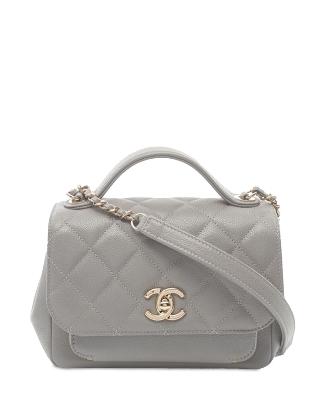 CHANEL Pre-Owned 2021-2024 Small Caviar Business Affinity Flap satchel WOMEN