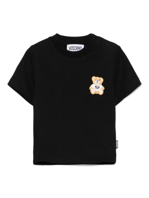 Moschino Kids T-shirt con applicazione Teddy Bear