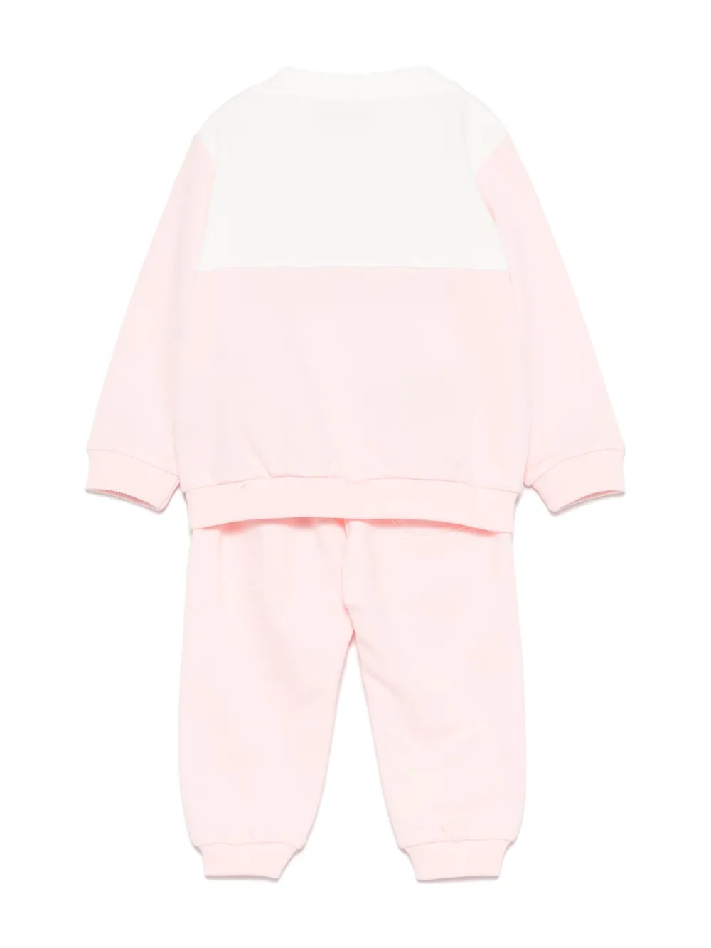Moschino Kids Trainingspak met logo Roze