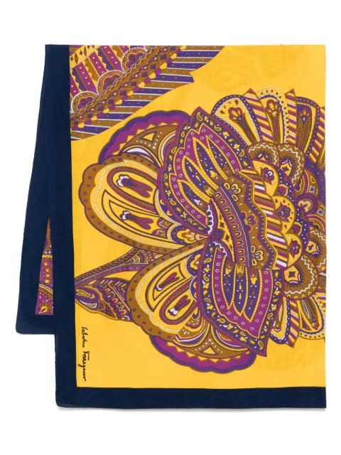 Ferragamo Pre-Owned 1980s graphic-print scarf 