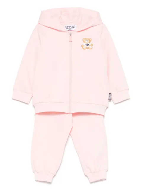 Moschino Kids traje deportivo con logo
