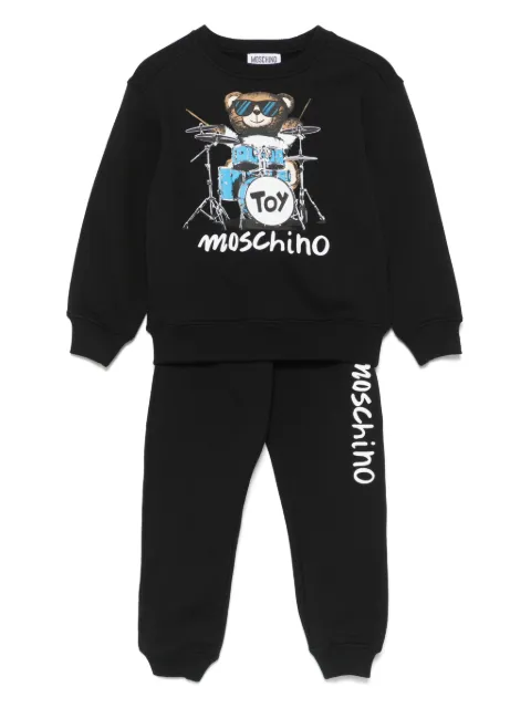 Moschino Kids logo tracksuit