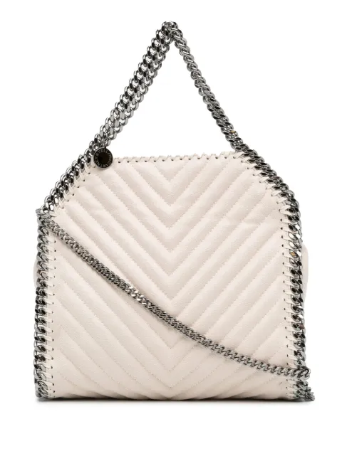 Stella McCartney Pre-Owned 2022 Mini Chevron Quilted Falabella satchel WOMEN