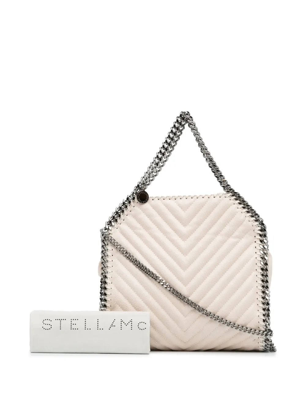 Cheap Stella McCartney Pre-Owned 2022 Mini Chevron Quilted Falabella satchel WOMEN