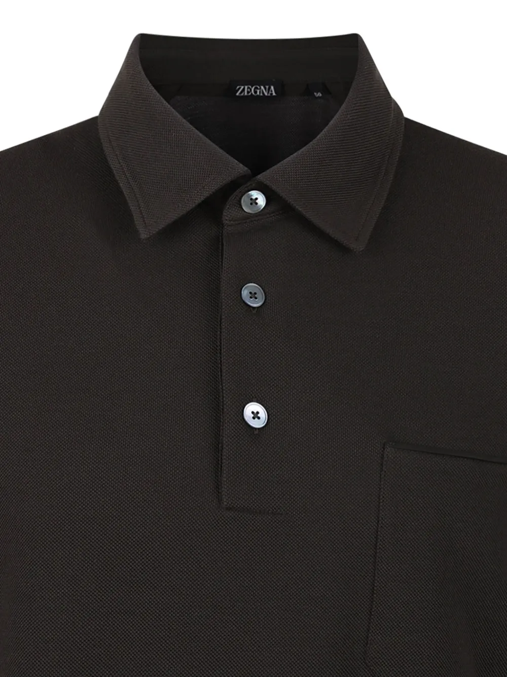 Zegna Katoenen poloshirt Bruin