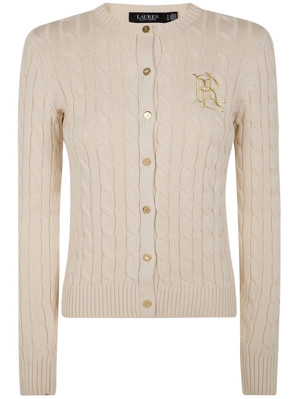 Lauren Ralph Lauren logo-embroidery cardigan Women