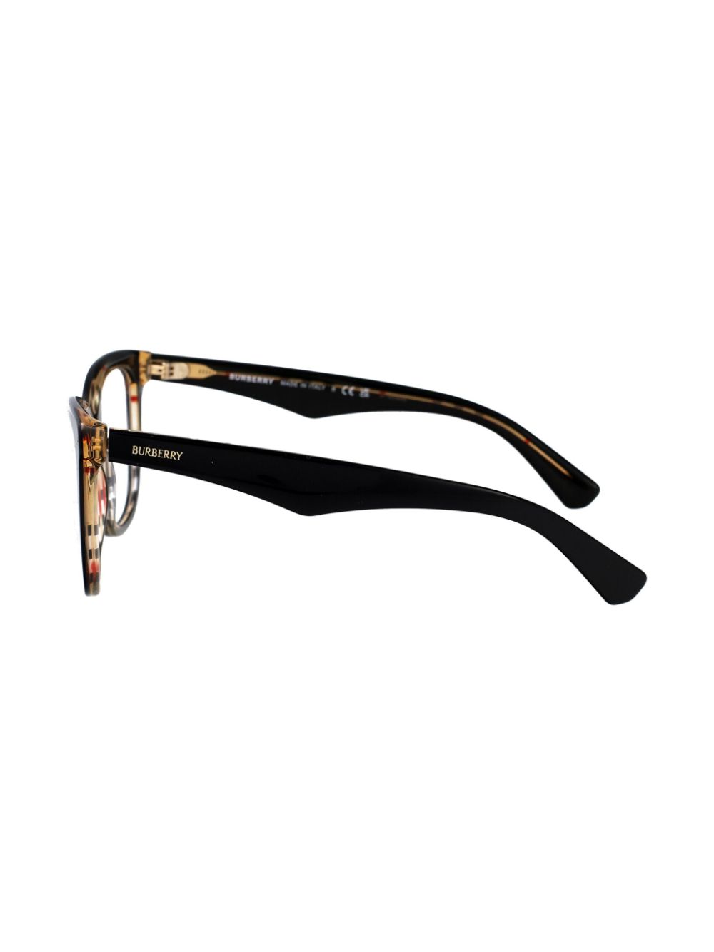 BURBERRY EYEWEAR 经典格纹眼镜 