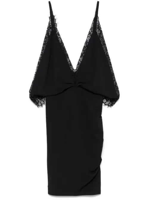 Robe courte en crêpe - The Attico - Modalova