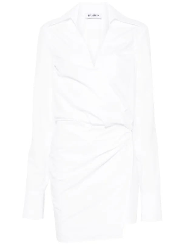 ワンピースその他 THE ATTICO Women Dresses 250WCA00418VVV092AA 001 WHITE The Attico Cotton Shirt Dress | White | FARFETCH