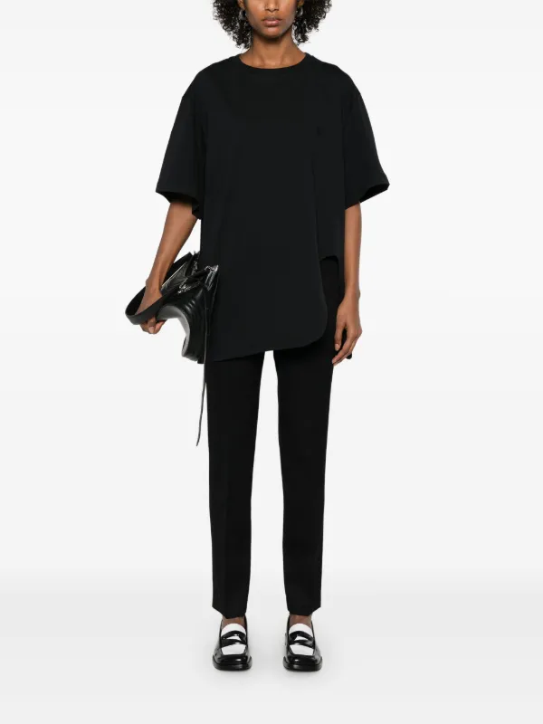 The Attico Virgin Wool Trousers | Black | FARFETCH
