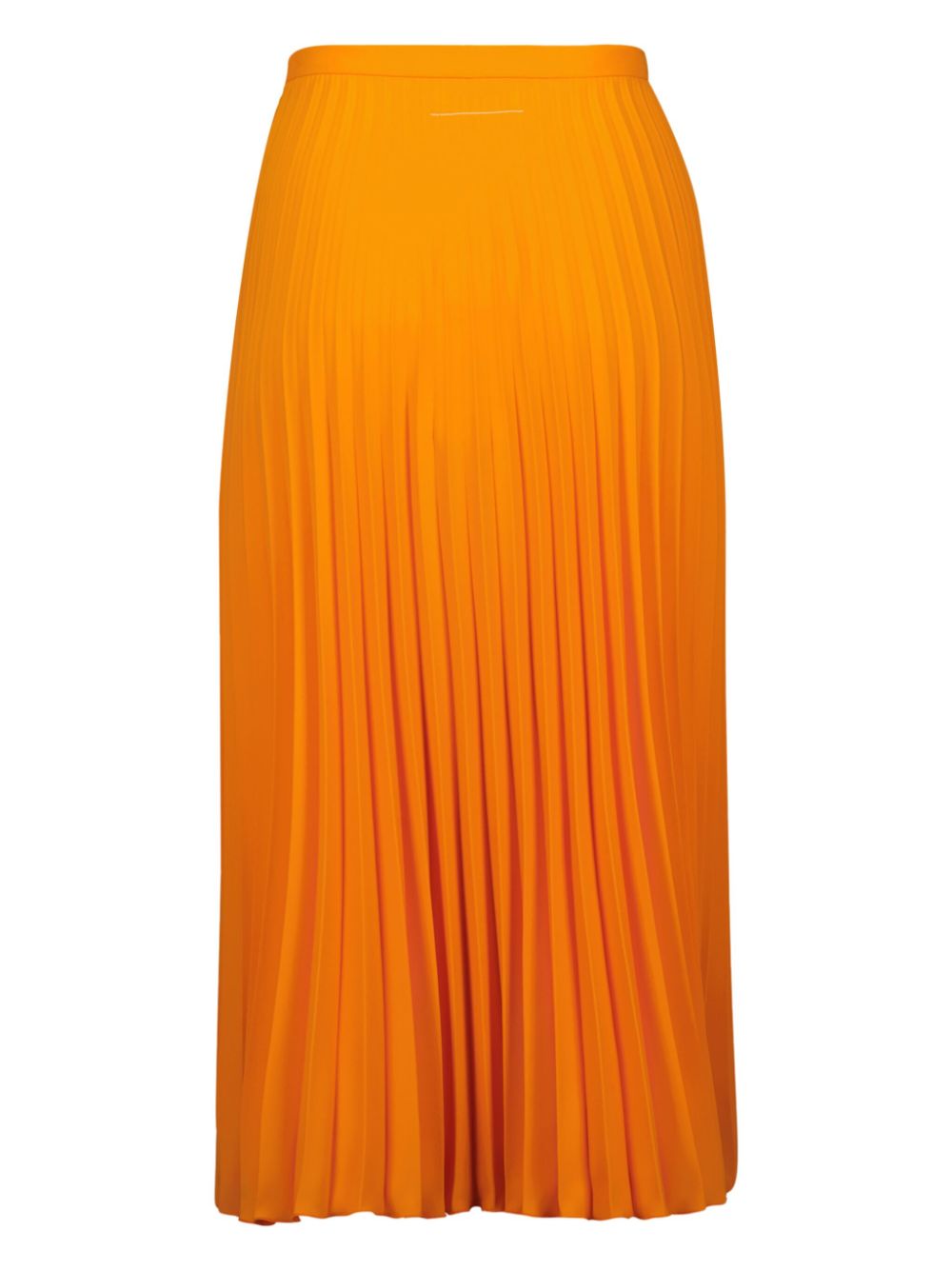 MM6 Maison Margiela pleated skirt - Oranje