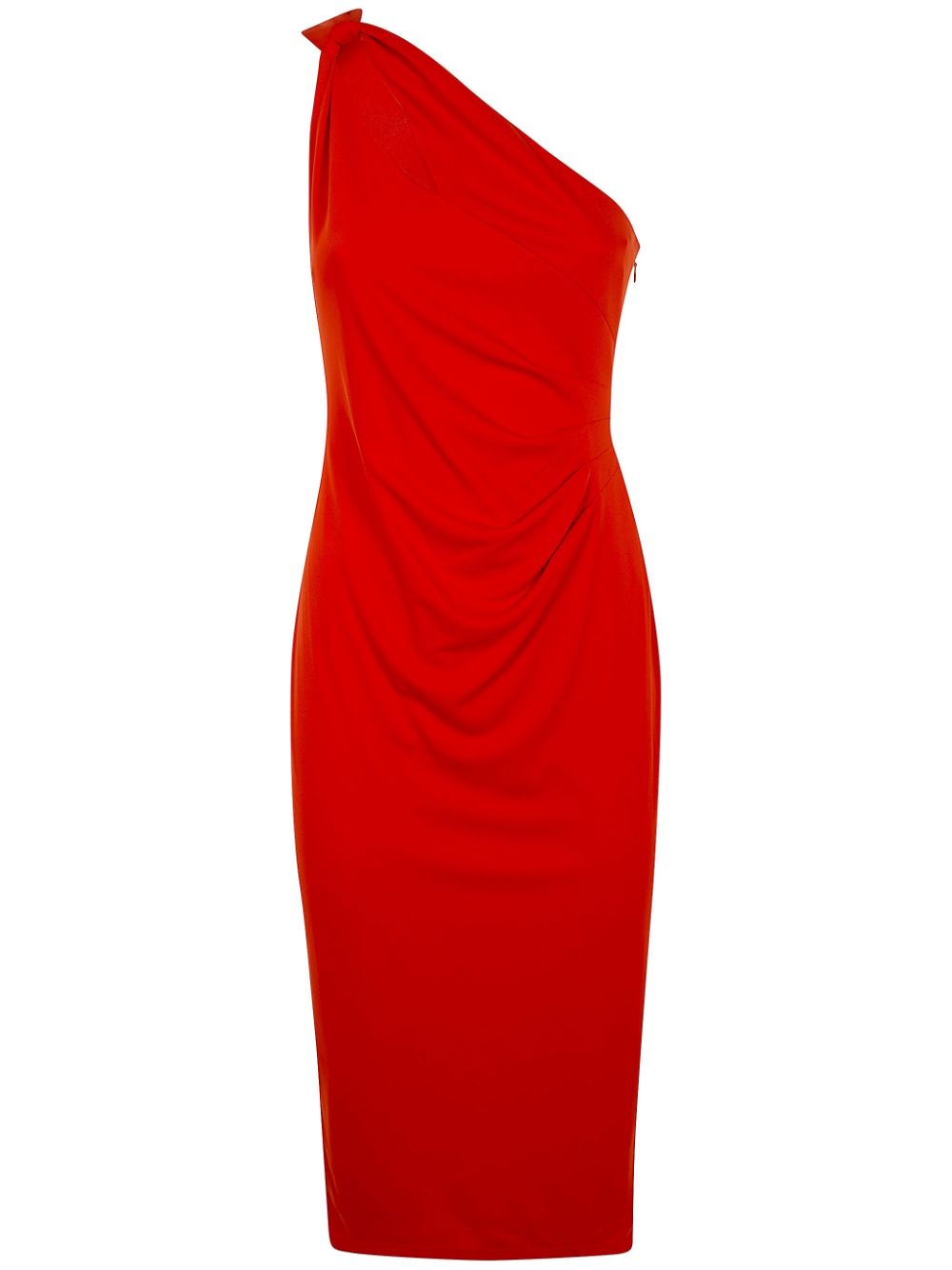 one-shoulder midi dress