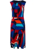 Lauren Ralph Lauren patterned midi dress - Blue