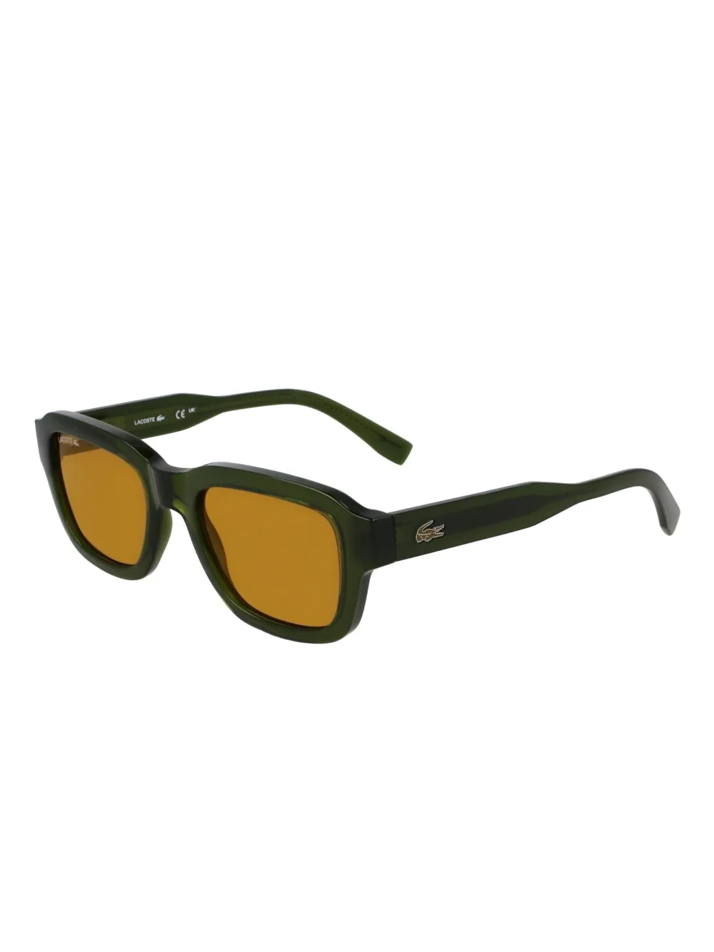 Lacoste Zonnebril met vierkant montuur Groen