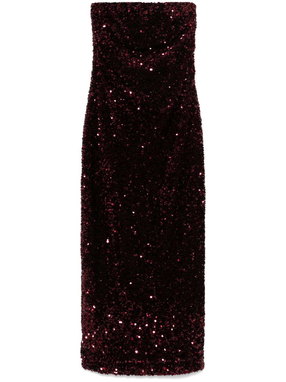 Cenere GB sequinned midi dress - Purple