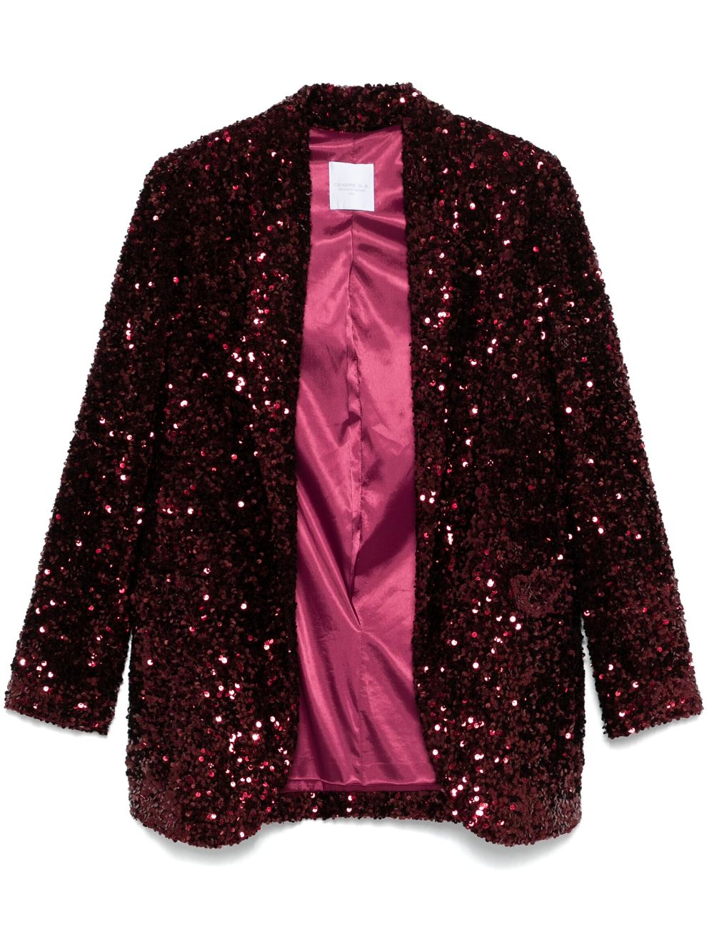 Cenere GB sequinned blazer - Purple