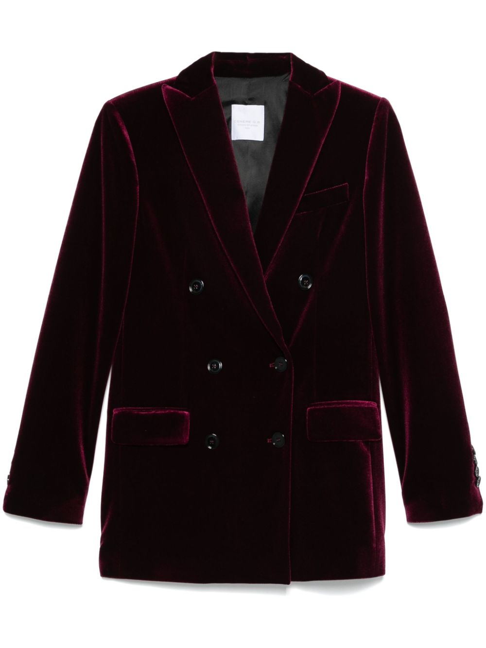 Cenere GB velvet blazer - Purple