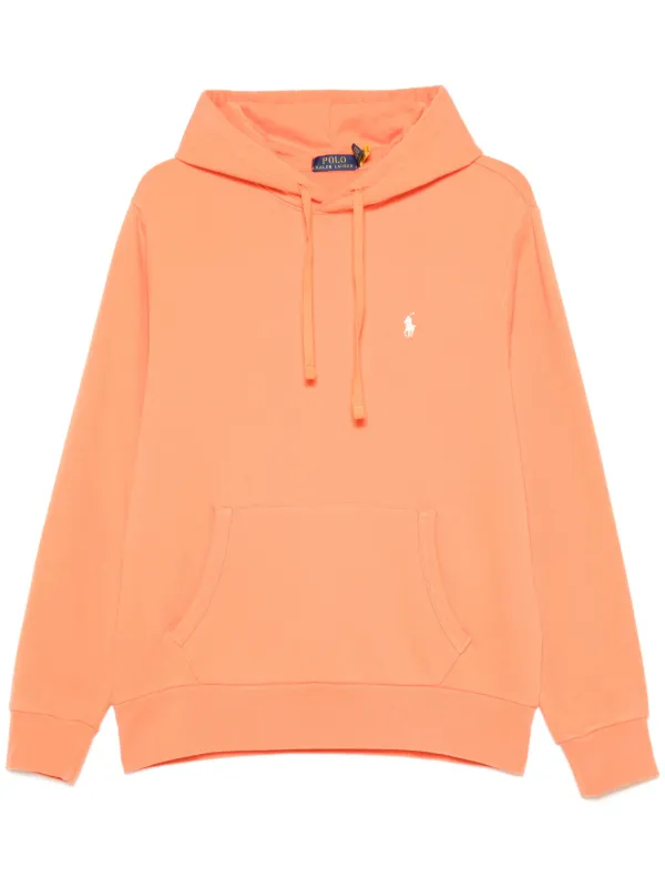 Polo Ralph Lauren Polo Pony-embroidered Hoodie Orange FARFETCH IN