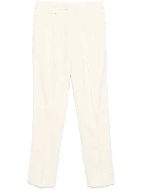 Pantalon court à détails plissés - Ralph Lauren Purple Label - Modalova