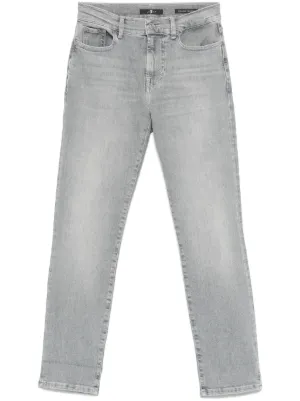 7 For All Mankind Jsdtc120 Jeans, Azul Claro, 34 Para Mujer